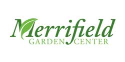 A logo of merrifield garden center